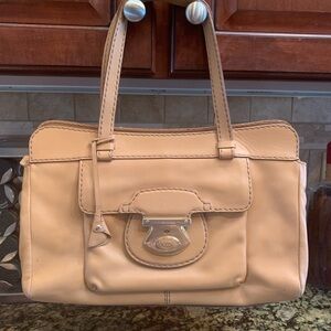 Vintage Tod's Leather Tan Handbag